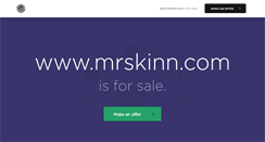 Desktop Screenshot of mrskinn.com