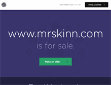 Tablet Screenshot of mrskinn.com